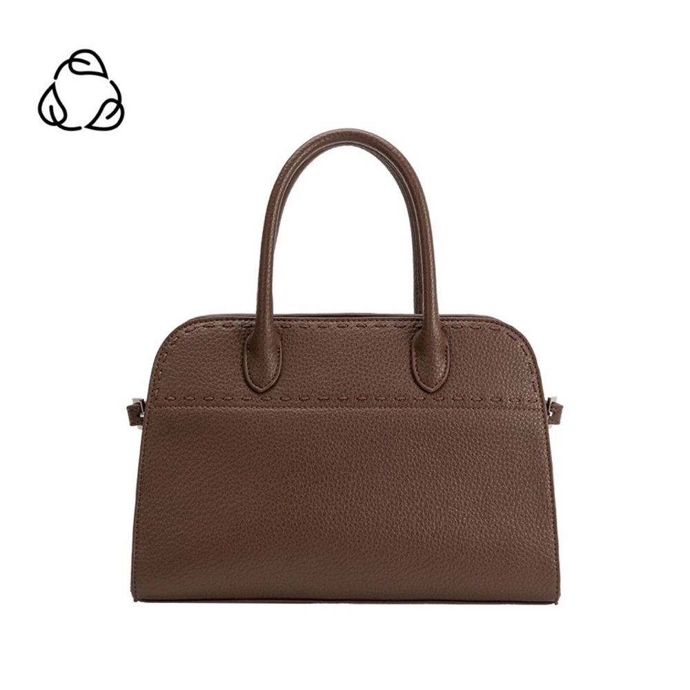 Melie Bianco Marlo Espresso Recycled Vegan Top Handle Bag(new in a box with tag) - Picture 13 of 14